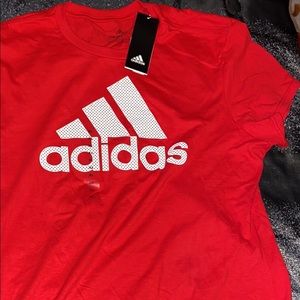Adidas T-shirts (Red, Pink)